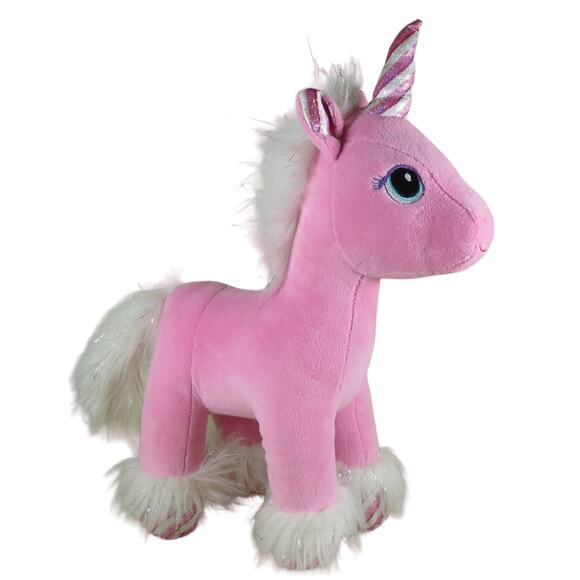 Build-A-Bear Pink Unicorn Plush Toy 10" Stuffed Animal Collectible Kids Toy - Picture 4 of 14